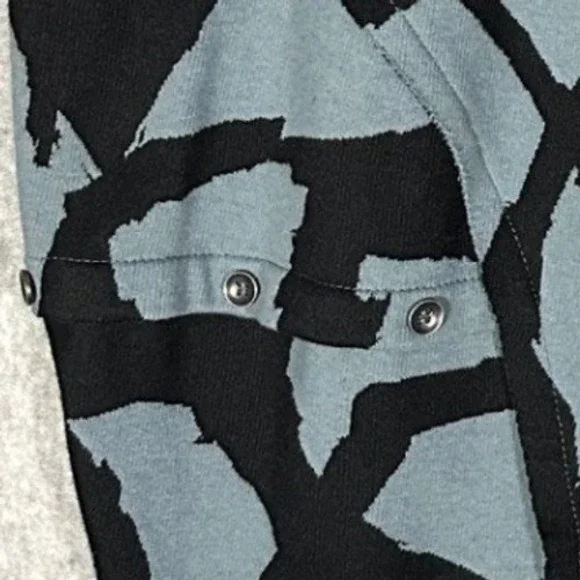 Chalet et Ceci Lantern Harem Balloon Pants XL Pull On Artsy Abstract USA FJ48910 - Picture 11 of 12